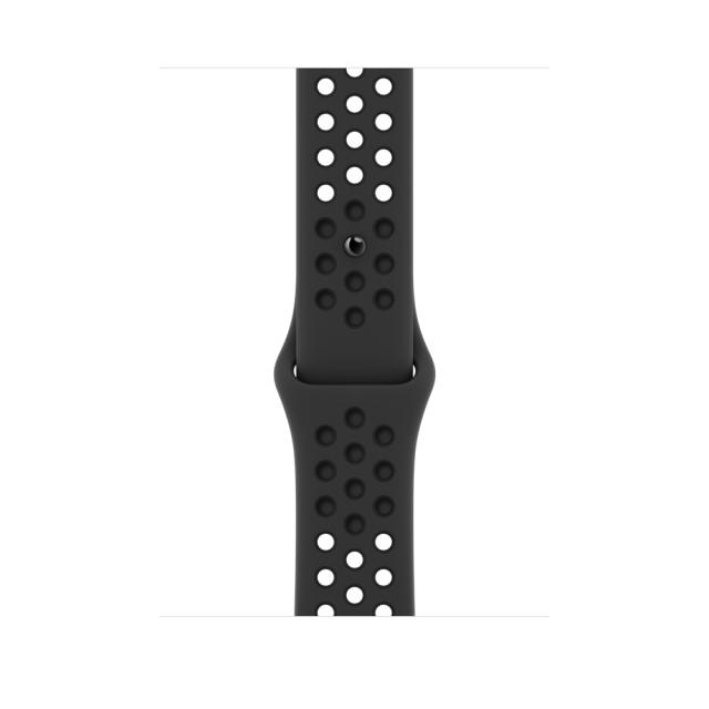 Каишка за часовник Apple Watch 45mm Anthracite/Black Nike Sport Band - Regular