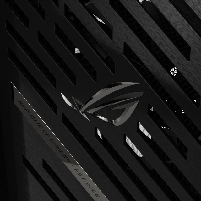 Кутия ASUS ROG Strix Helios II, Middle Tower, 4 x USB 3.2, 2 x USB 3.2 Type-C, 1 x headphone / Microphone, EATX / ATX / Micro ATX / Mini-ITX, черна