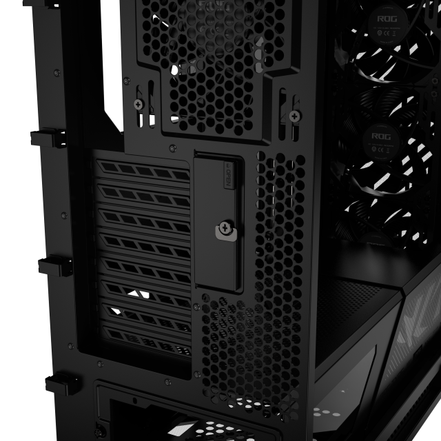 Кутия ASUS ROG Strix Helios II, Middle Tower, 4 x USB 3.2, 2 x USB 3.2 Type-C, 1 x headphone / Microphone, EATX / ATX / Micro ATX / Mini-ITX, черна