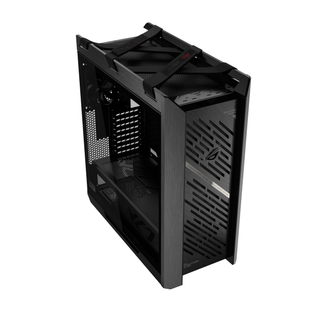 Кутия ASUS ROG Strix Helios II, Middle Tower, 4 x USB 3.2, 2 x USB 3.2 Type-C, 1 x headphone / Microphone, EATX / ATX / Micro ATX / Mini-ITX, черна
