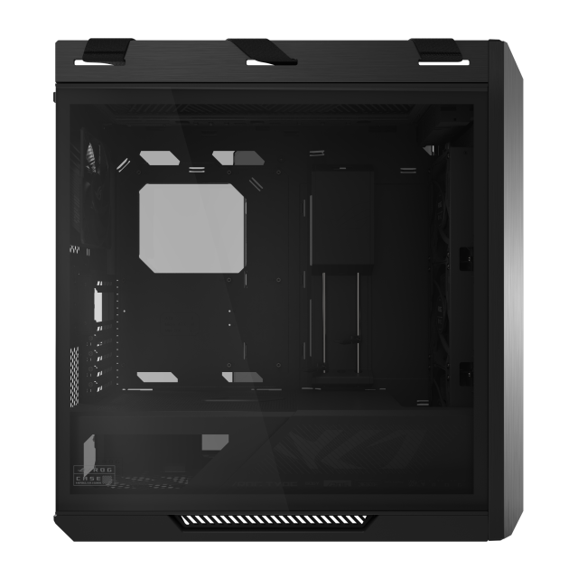 Кутия ASUS ROG Strix Helios II, Middle Tower, 4 x USB 3.2, 2 x USB 3.2 Type-C, 1 x headphone / Microphone, EATX / ATX / Micro ATX / Mini-ITX, черна