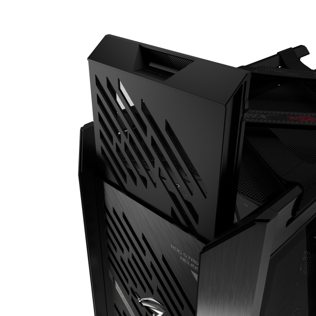 Кутия ASUS ROG Strix Helios II, Middle Tower, 4 x USB 3.2, 2 x USB 3.2 Type-C, 1 x headphone / Microphone, EATX / ATX / Micro ATX / Mini-ITX, черна