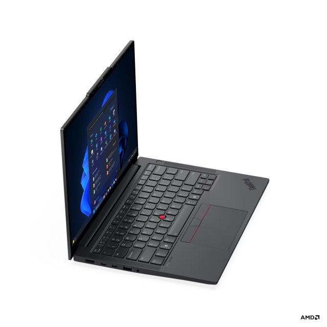 Лаптоп Lenovo ThinkPad E14 G7, AMD Ryzen 7 250 (3.3 / 5.1 GHz, 16MB Cache), 14.0" (35.56 cm) WUXGA IPS, 16GB DDR5, 512MB M.2 NVMe SSD, Windows 11 Pro