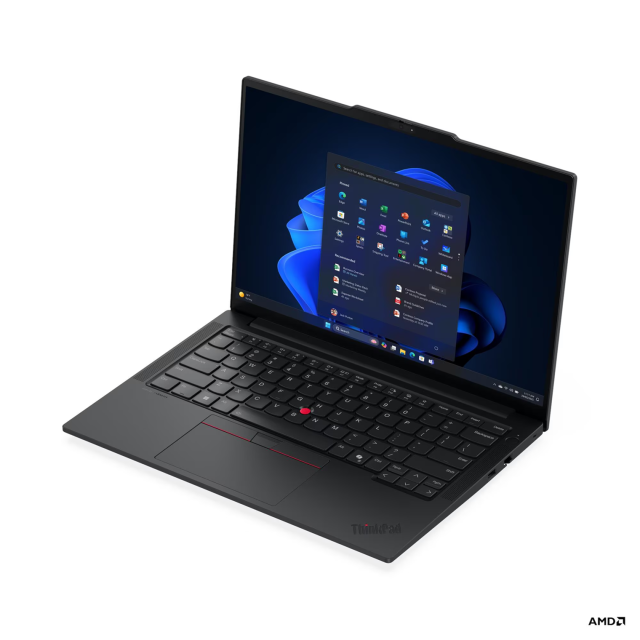 Лаптоп Lenovo ThinkPad E14 G7, AMD Ryzen 7 250 (3.3 / 5.1 GHz, 16MB Cache), 14.0" (35.56 cm) WUXGA IPS, 16GB DDR5, 512MB M.2 NVMe SSD, Windows 11 Pro