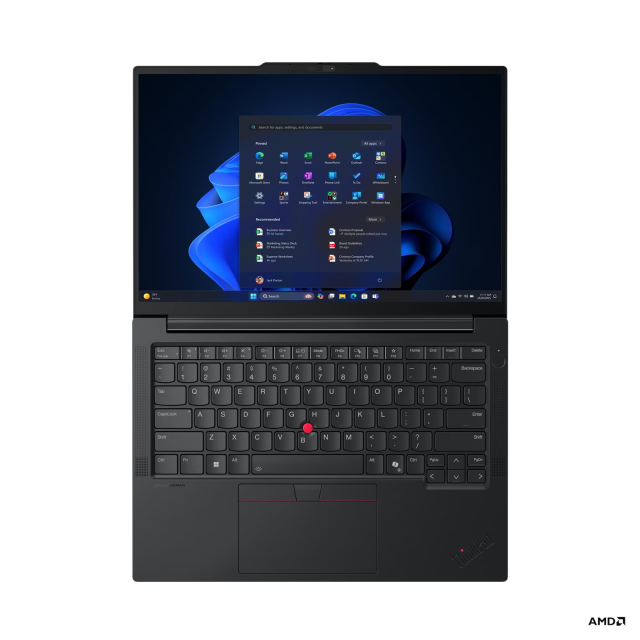 Лаптоп Lenovo ThinkPad E14 G7, AMD Ryzen 7 250 (3.3 / 5.1 GHz, 16MB Cache), 14.0" (35.56 cm) WUXGA IPS, 16GB DDR5, 512MB M.2 NVMe SSD, Windows 11 Pro