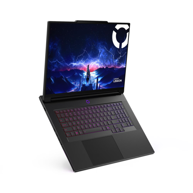 Лаптоп Lenovo Legion 9 18IAX10 , Intel Core Ultra 9 275HX 24C (2.7/5.4GHz, 36MB Cache), 18.0" (45.72 cm) WQUXGA IPS, 240Hz, NVIDIA GF RTX5080 16GB GDDR7 DLSS 4, 64GB DDR5, 2TB M.2 NVMe SSD, Free DOS