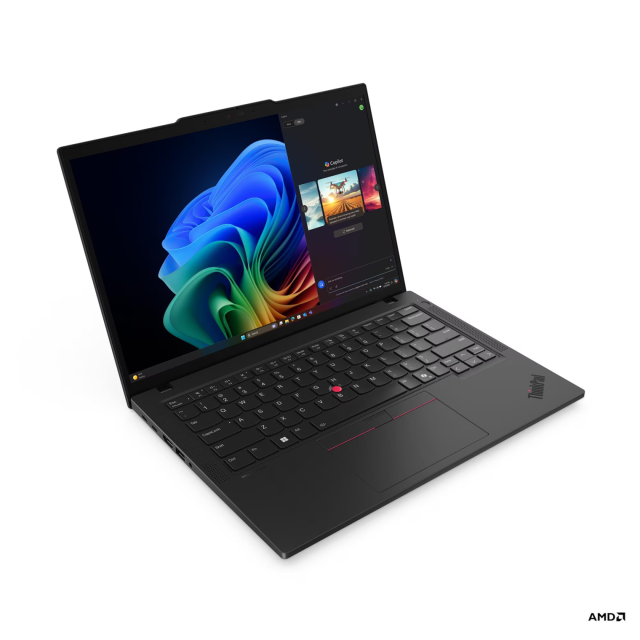 Лаптоп Lenovo ThinkPad T14 G6, AMD Ryzen AI 7 PRO 350 8C (3.5 / 5.0 GHz, 16MB Cache), 14.0" (35.56 cm) WUXGA IPS Anti-glare Display, 32GB DDR5, 512GB M.2 NVMe SSD, Windows 11 Pro