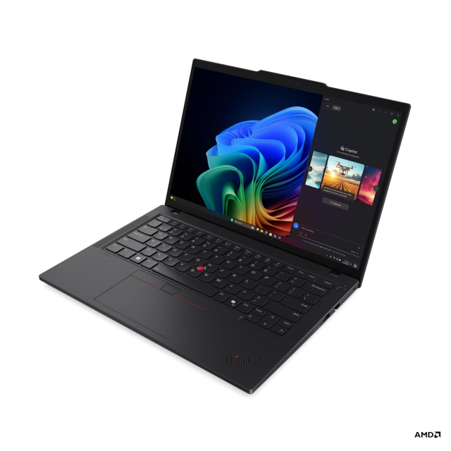 Лаптоп Lenovo ThinkPad T14 G6, AMD Ryzen AI 7 PRO 350 8C (3.5 / 5.0 GHz, 16MB Cache), 14.0" (35.56 cm) WUXGA IPS Anti-glare Display, 32GB DDR5, 512GB M.2 NVMe SSD, Windows 11 Pro