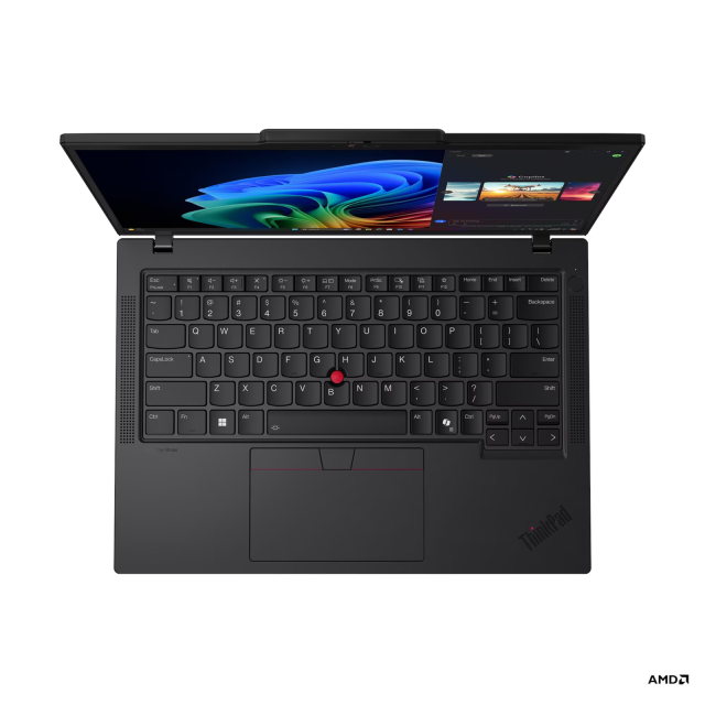 Лаптоп Lenovo ThinkPad T14 G6, AMD Ryzen AI 7 PRO 350 8C (3.5 / 5.0 GHz, 16MB Cache), 14.0" (35.56 cm) WUXGA IPS Anti-glare Display, 32GB DDR5, 512GB M.2 NVMe SSD, Windows 11 Pro