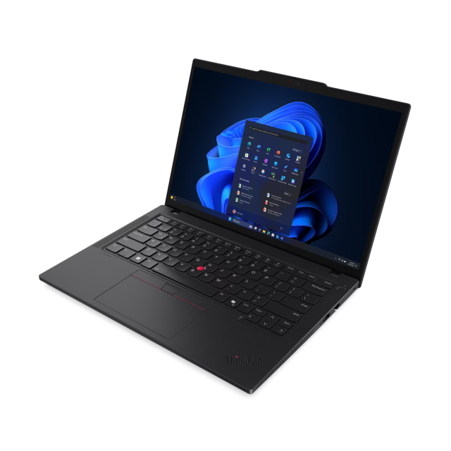 Лаптоп Lenovo ThinkPad T14 G6, Intel Core Ultra 7 255U 12C (1.7 / 5.2 GHz, 12MB Cache), 14.0" (35.56 cm) WUXGA IPS Anti-glare Display, Intel Arc 4 Core, 32GB DDR5, 512MB M.2 NVMe SSD, Windows 11 Pro