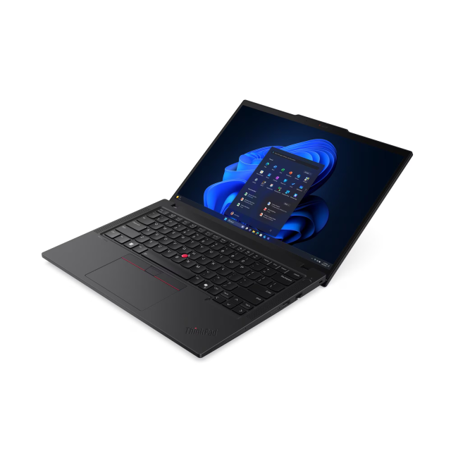 Лаптоп Lenovo ThinkPad T14 G6, Intel Core Ultra 7 255U 12C (1.7 / 5.2 GHz, 12MB Cache), 14.0" (35.56 cm) WUXGA IPS Anti-glare Display, Intel Arc 4 Core, 32GB DDR5, 512MB M.2 NVMe SSD, Windows 11 Pro