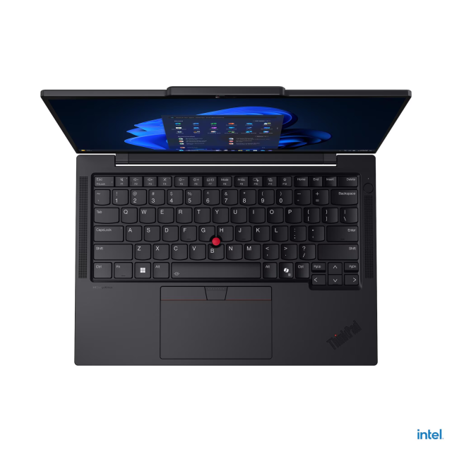 Лаптоп Lenovo ThinkPad T14s G6, Intel Core Ultra 7 255U 12C (1.7 / 5.2 GHz, 12MB Cache), 14.0" (35.56 cm) WUXGA IPS Anti-glare Display, Intel Arc 4 Core, 32GB LPDDR5x, 512MB M.2 NVMe SSD, Windows 11 Pro