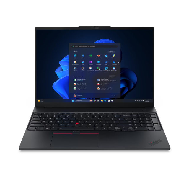 Лаптоп Lenovo ThinkPad E16 G3, Intel Core Ultra 7 255H 16C (1.5 / 5.1 GHz, 24MB Cache), 16.0" (40.64 cm) WUXGA IPS Anti-glare, Intel Arc 4 Core, 32GB DDR5, 1TB M.2 NVMe SSD, Windows 11 Pro