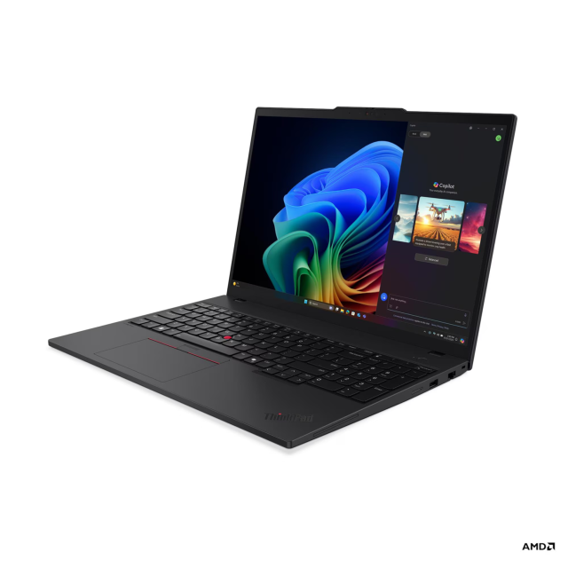 Лаптоп Lenovo ThinkPad T16 G4, AMD Ryzen AI 7 PRO 350 8C (3.5 / 5.0 GHz, 16MB Cache), 16.0" (40.64 cm) WUXGA IPS, 32GB DDR5, 512GB M.2 NVMe SSD, Windows 11 Pro