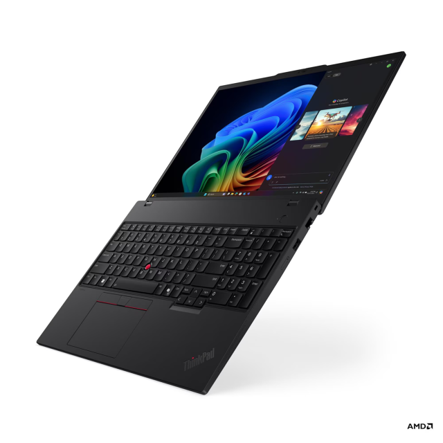 Лаптоп Lenovo ThinkPad T16 G4, AMD Ryzen AI 7 PRO 350 8C (3.5 / 5.0 GHz, 16MB Cache), 16.0" (40.64 cm) WUXGA IPS, 32GB DDR5, 512GB M.2 NVMe SSD, Windows 11 Pro