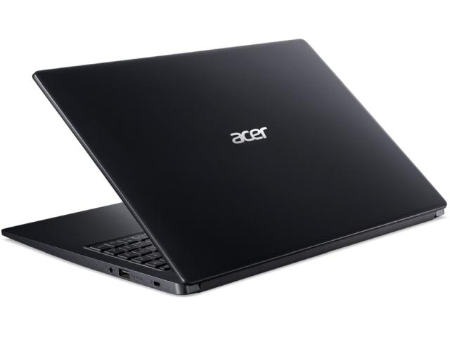 Лаптоп Acer Aspire 3, A315-23-R8Z1, AMD Ryzen 3 3250U (up to 3.5GHz, 4MB), 15.6" FHD (1920x1080) AG, HD Cam, 8GB DDR4 (1 slot free), 256 SSD PCIe, Radeon Vega 3 Graphics, 802.11ac, BT 4.2, Linux, Black