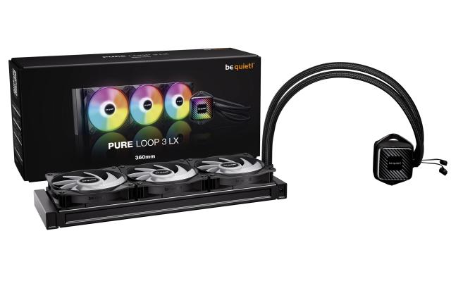 Охладител за процесор be quiet! Water Cooling - Pure Loop 3 LX 360mm, 3 pin ADD-RGB / 4 pin PWM, Intel LGA 1851/ AMD AM5
