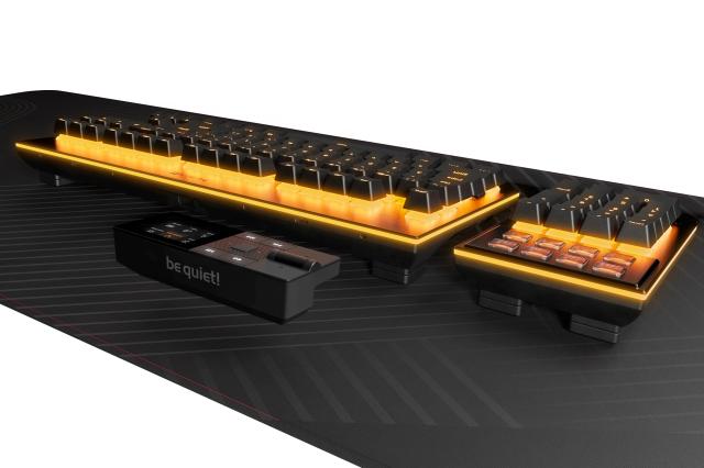 Геймърскa механична клавиатура Be quiet! Professional Gaming DARK MOUNT, ARGB, Silent Tactile Switches, USB