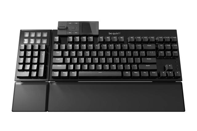 Геймърскa механична клавиатура Be quiet! Professional Gaming DARK MOUNT, ARGB, Silent Tactile Switches, USB