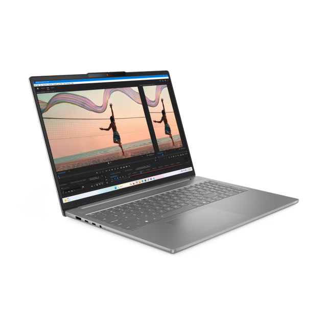 Лаптоп Lenovo IdeaPad Slim 5 16AHP10, AMD Ryzen 5 8645HS 6C (4.3 / 5.0 GHz, 16MB Cache), 16.0" (40.64 cm) OLED Glossy Display, 120Hz, 16GB DDR5, 512GB M.2 NVMe SSD, Free DOS
