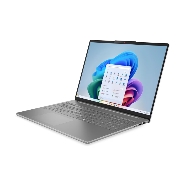Лаптоп Lenovo IdeaPad Slim 5 16AHP10, AMD Ryzen 5 8645HS 6C (4.3 / 5.0 GHz, 16MB Cache), 16.0" (40.64 cm) OLED Glossy Display, 120Hz, 16GB DDR5, 512GB M.2 NVMe SSD, Free DOS