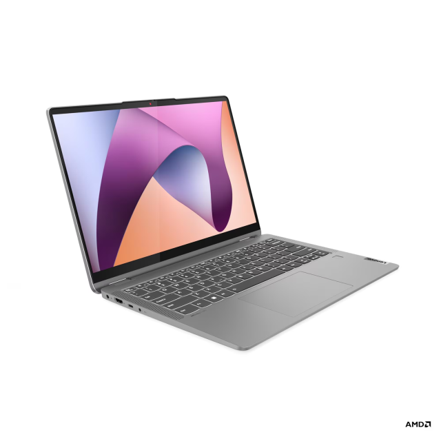 Лаптоп Lenovo IdeaPad Flex 5 14ABR8, AMD Ryzen 7 5825U 8C (2.0 / 4.5 GHz, 16MB Cache), 14.0" (35.56 cm) WUXGA IPS, Touchscreen, 16GB LPDDR4X, 512GB M.2 NVMe SSD, Windows 11 Home