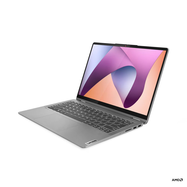 Лаптоп Lenovo IdeaPad Flex 5 14ABR8, AMD Ryzen 7 5825U 8C (2.0 / 4.5 GHz, 16MB Cache), 14.0" (35.56 cm) WUXGA IPS, Touchscreen, 16GB LPDDR4X, 512GB M.2 NVMe SSD, Windows 11 Home