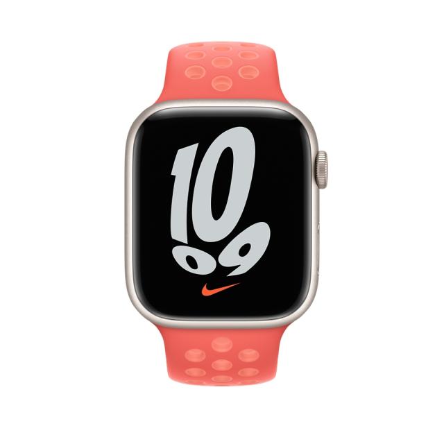 Каишка за часовник Apple Watch 45mm Magic Ember/Crimson Bliss Nike Sport Band - Regular