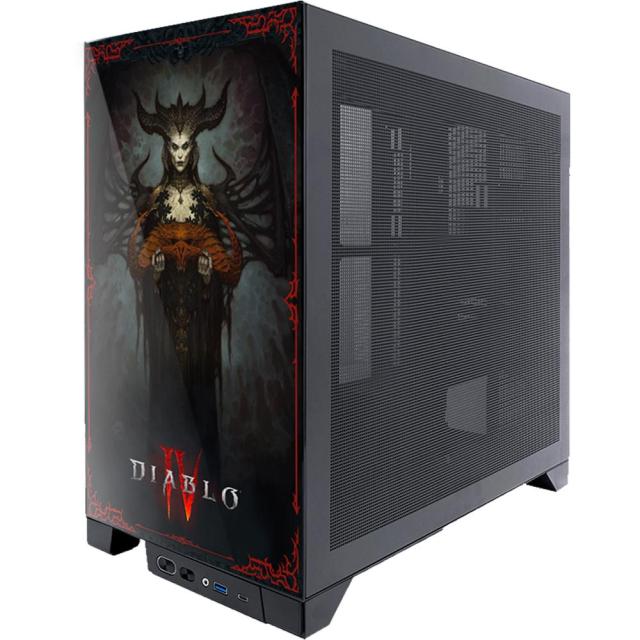 Кутия Diablo IV - Lilith PC Gaming Case Limited Edition, Middle Tower, 2 x USB 3.2, 1 x USB Type-C, 1 x HD Audio, ATX / Micro ATX / Mini ITX