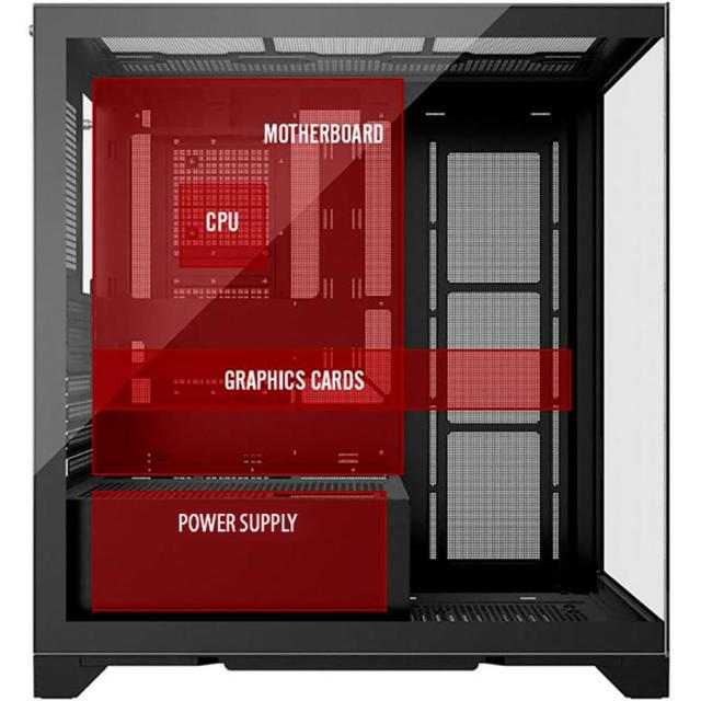 Кутия Diablo IV - Lilith PC Gaming Case Limited Edition, Middle Tower, 2 x USB 3.2, 1 x USB Type-C, 1 x HD Audio, ATX / Micro ATX / Mini ITX