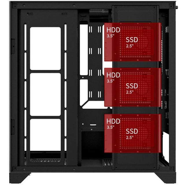 Кутия Diablo IV - Lilith PC Gaming Case Limited Edition, Middle Tower, 2 x USB 3.2, 1 x USB Type-C, 1 x HD Audio, ATX / Micro ATX / Mini ITX