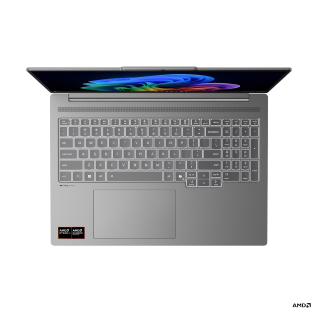  Лаптоп Lenovo  IdeaPad Pro 5 16AKP10, AMD Ryzen AI 7 350 8C (2.0 / 5.0 GHz, 16MB Cache), 14" (35.56cm) 2.8K OLED Display, 120Hz, NVIDIA GF RTX5050 8GB, 32GB LPDDR5X, 1TB M.2 NVMe SSD, Free DOS