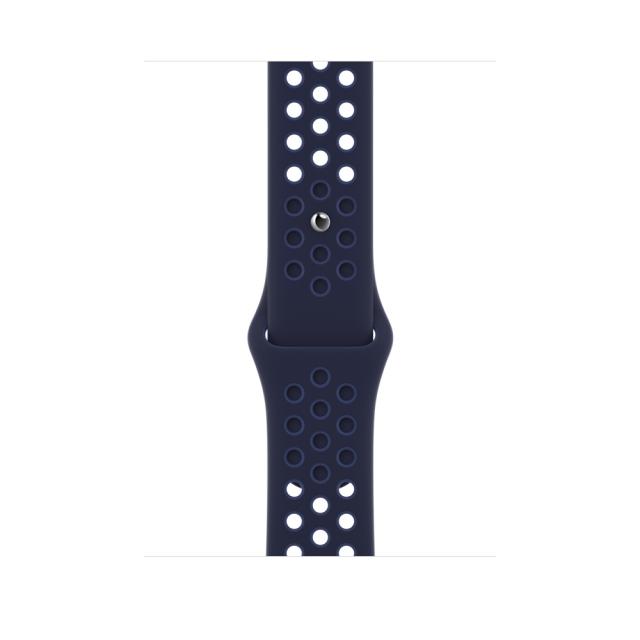 Каишка за часовник Apple Watch 45mm Midnight Navy/Mystic Navy Nike Sport Band - Regular