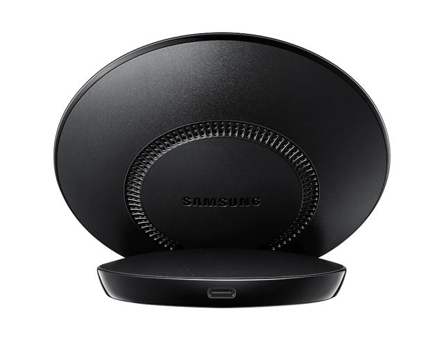 Зарядно устройство Samsung Wireless Charger Stand, Fast Charge, USB-C, Black