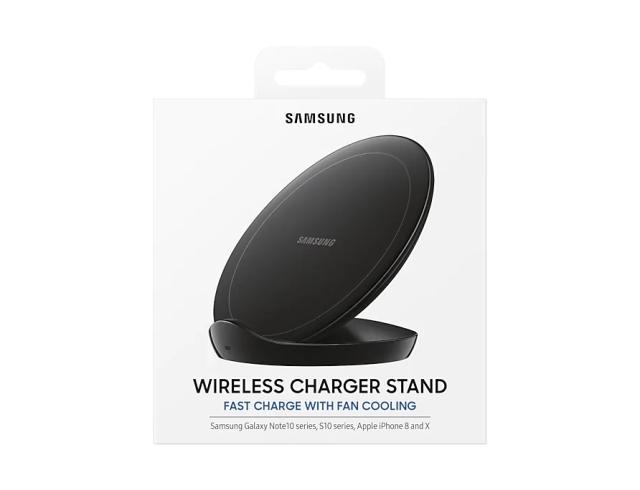 Зарядно устройство Samsung Wireless Charger Pad, Fast Charge, USB-C, Black