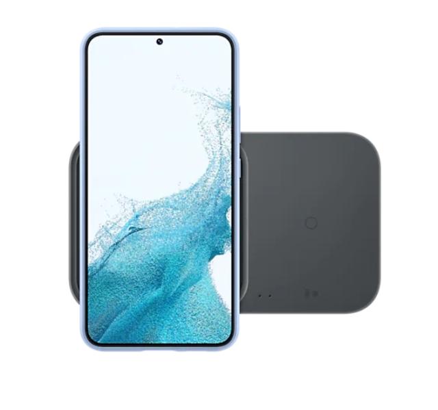 Зарядно устройство Samsung Super Fast Wireless Charger Duo (w TA), Dark Gray