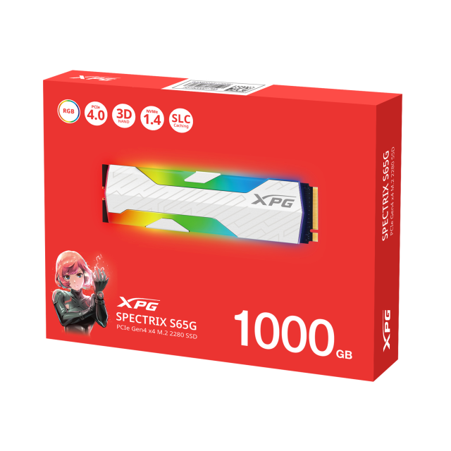 ADATA XPG Spectrix S65G, 1TB M.2 NVMe PCIe Gen4x4, 2280