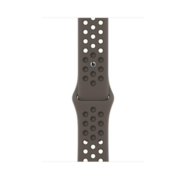 Каишка за часовник Apple Watch 45mm Midnight Olive Gray/Cargo Khaki Nike Sport Band - Regular