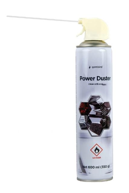 Спрей с компресиран въздух Gembird Compressed Air Duster, 600 ml