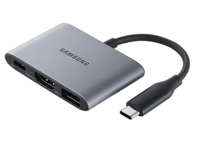 Адаптер Samsung Multiport Adapter  USB-A,HDMI,TYPE-C Gray