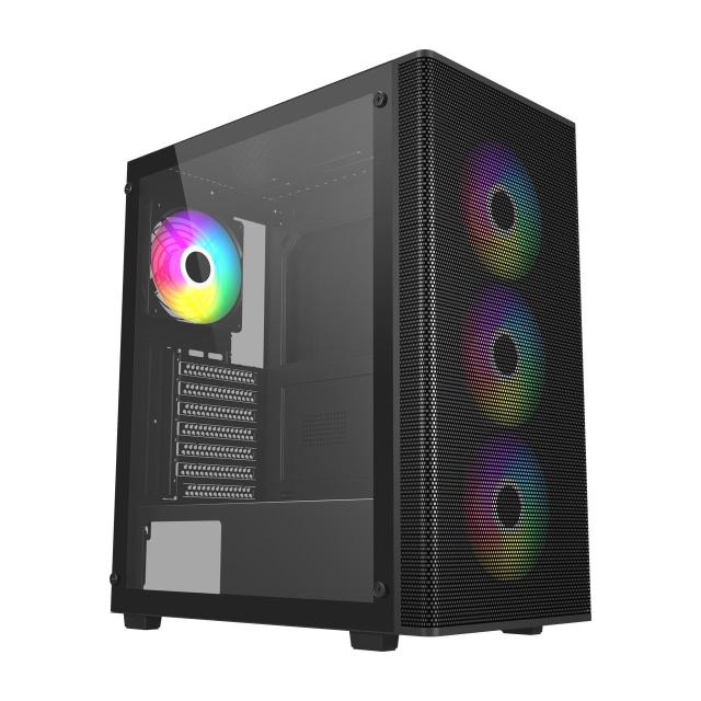 Кутия FSP Group M220-BA, Middle Tower, 1 x USB3.0, 2 x USB 2.0, ATX, Micro ATX