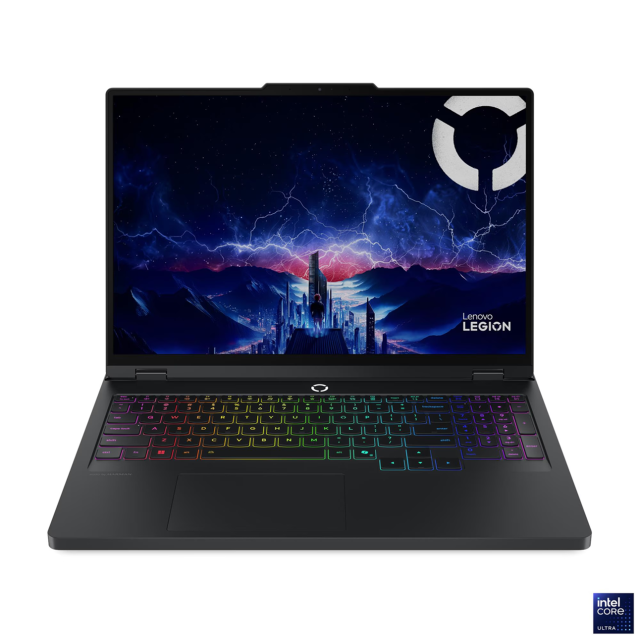 Лаптоп Lenovo Legion Pro 5 16IAX10, Intel Core Ultra 7 255HX 20C (1.80 / 5.20 GHz, 30MB cache), 16" (40.64 см) WQXGA OLED, NVIDIA GF RTX 5060 8GB GDDR7 DLSS 4, 32GB DDR5, 1TB M.2 NVMe SSD, Free DOS