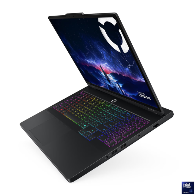 Лаптоп Lenovo Legion Pro 5 16IAX10, Intel Core Ultra 7 255HX 20C (1.80 / 5.20 GHz, 30MB cache), 16" (40.64 см) WQXGA OLED, NVIDIA GF RTX 5060 8GB GDDR7 DLSS 4, 32GB DDR5, 1TB M.2 NVMe SSD, Free DOS