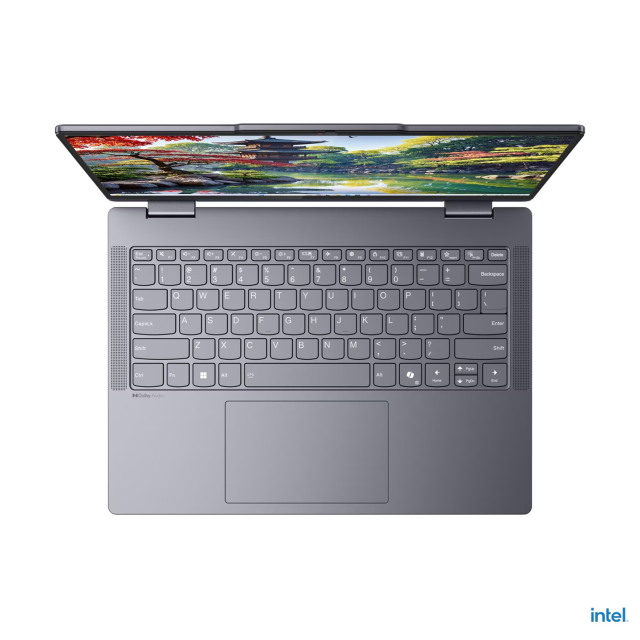 Лаптоп Lenovo IdeaPad 5 2-in-1 16IAL10, Intel Core Ultra 5 225U 12C (2.4 / 4.8 GHz, 12MB Cache), 16.0" (40.64 cm) WUXGA Full HD+ IPS, Touchscreen, Intel Arc 4 Core, 16GB LPDDR5X, 512MB M.2 NVMe SSD, Windows 11 Home