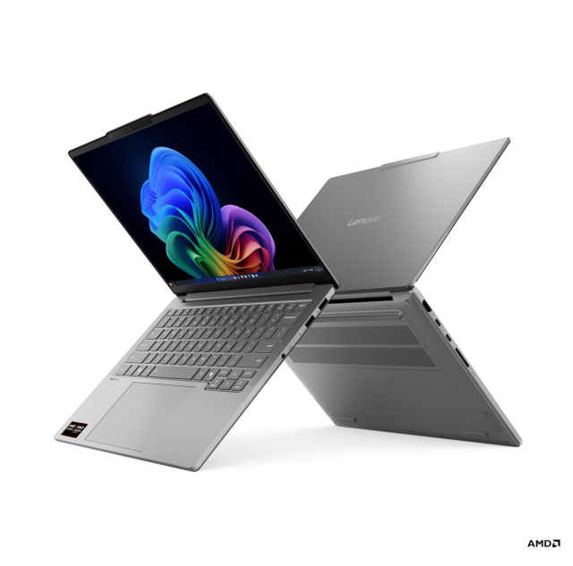 Лаптоп Lenovo IdeaPad Pro 5 14AKP10, AMD Ryzen AI 7 350 8C (2.0 / 5.0 GHz, 16MB Cache), 14" (35.56cm) 2.8K OLED, AMD Radeon 860M, 120Hz, 32GB LPDDR5X, 1TB M.2 NVMe SSD, Free DOS