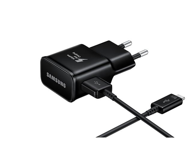 Адаптер Samsung Travel Adapter 5V 2A Fast Charging , Detachable cable, USB-C, Black