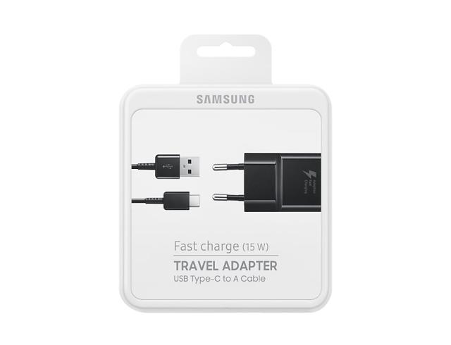 Адаптер Samsung Travel Adapter 5V 2A Fast Charging , Detachable cable, USB-C, Black