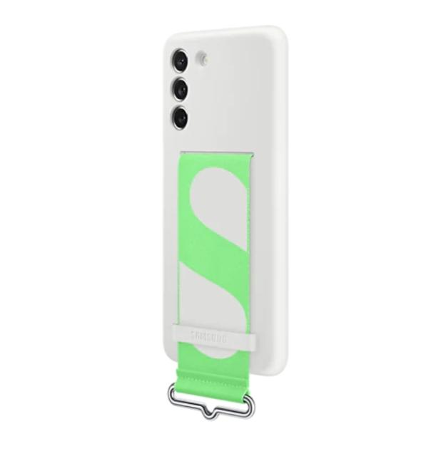 Калъф Samsung S21FE Silicone Cover with Strap White