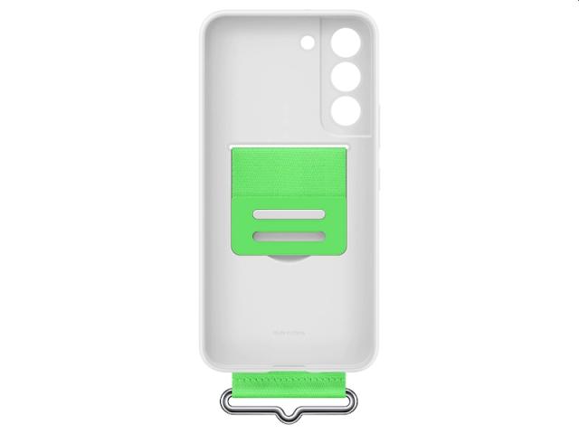 Калъф Samsung S22 S901 Silicone Cover with Strap, White