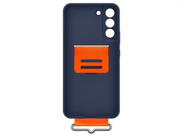 Калъф Samsung S22+ S906 Silicone Cover with Strap, Navy